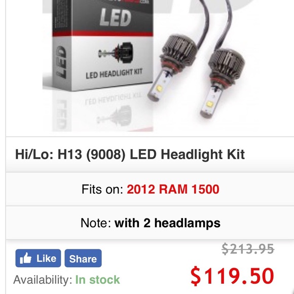 XenonHIDS LED headlight kit - Picture 2 of 2